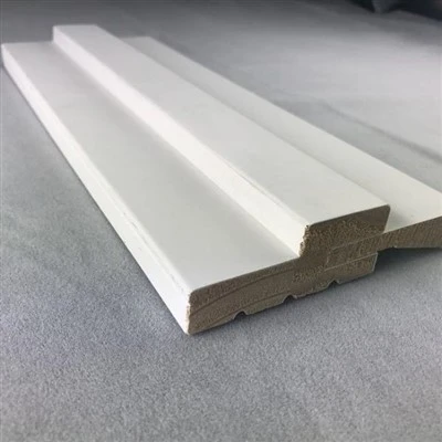 Kapılar İçin Büyük Değer Beyaz Gesso Kaplamalı Ahşap Kapı Çerçeveleri