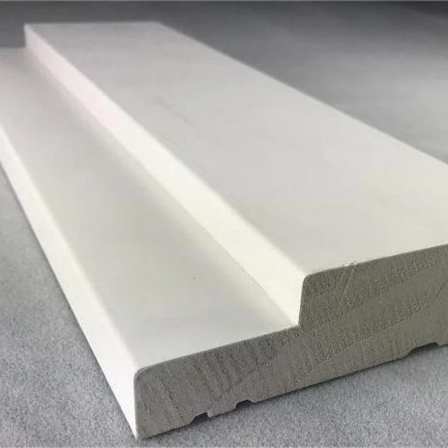 Kapılar İçin Süper Yüksek Kaliteli Beyaz Gesso Kaplamalı Ahşap Kapı Çerçeveleri